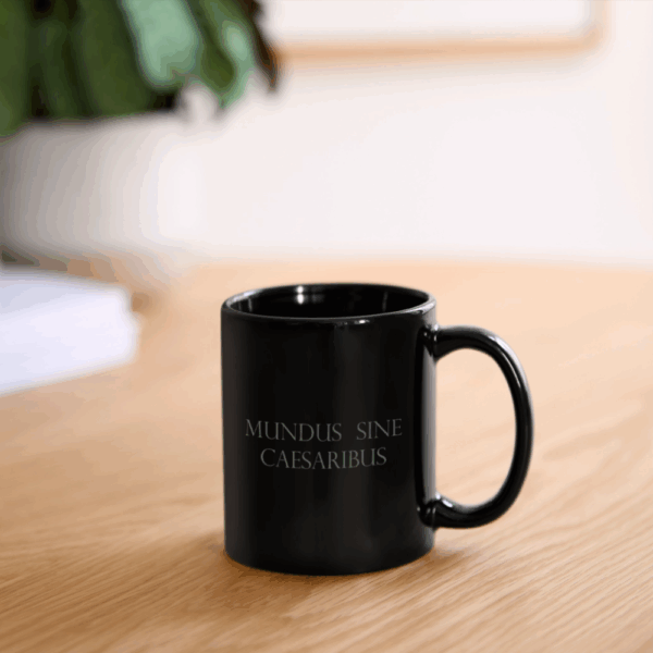Mundus Sine Caesaribus Tasse einfarbig – Bild 2