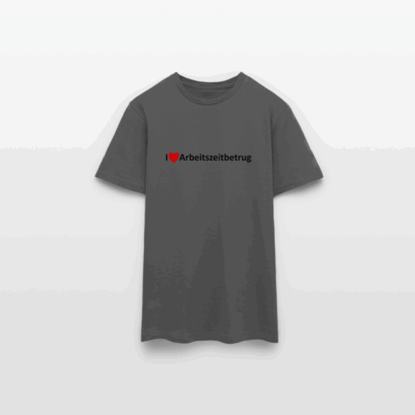 I Love Arbeitszeitbetrug Männer T-Shirt – Bild 4