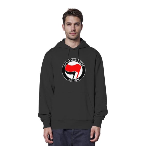 Antifaschistische Aktion - Organic Hoodie – Bild 2