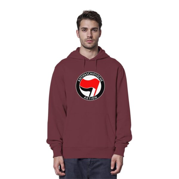 Antifaschistische Aktion - Organic Hoodie – Bild 6