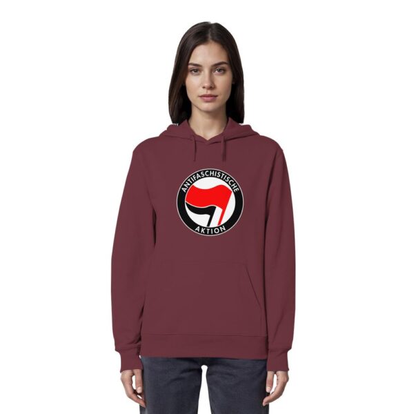 Antifaschistische Aktion - Organic Hoodie – Bild 5