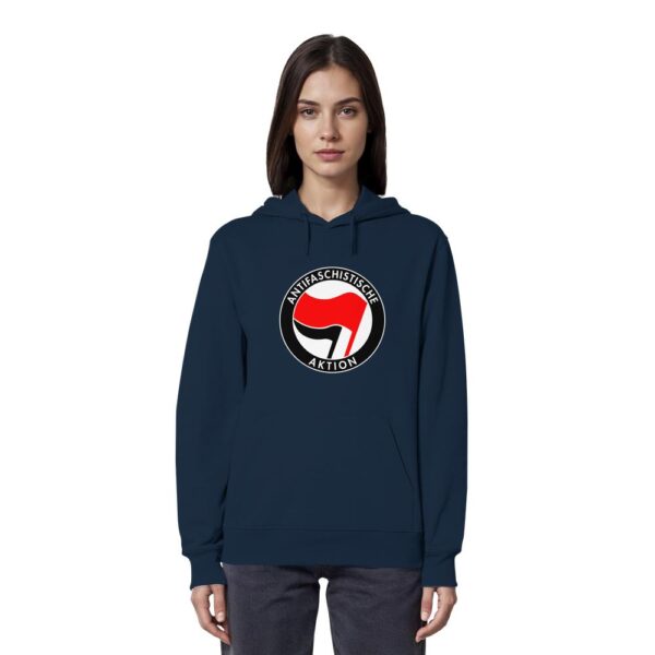 Antifaschistische Aktion - Organic Hoodie – Bild 12