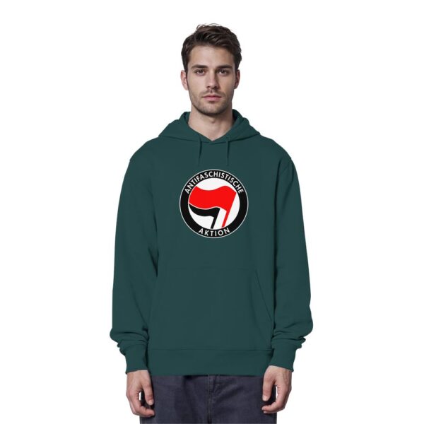 Antifaschistische Aktion - Organic Hoodie – Bild 15