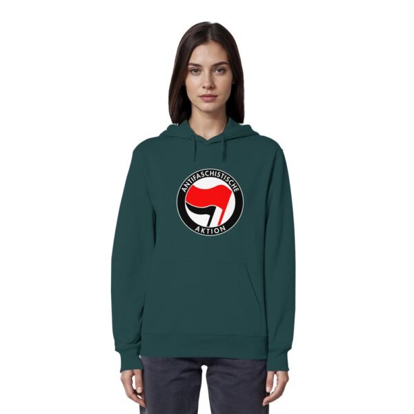 Antifaschistische Aktion - Organic Hoodie – Bild 13